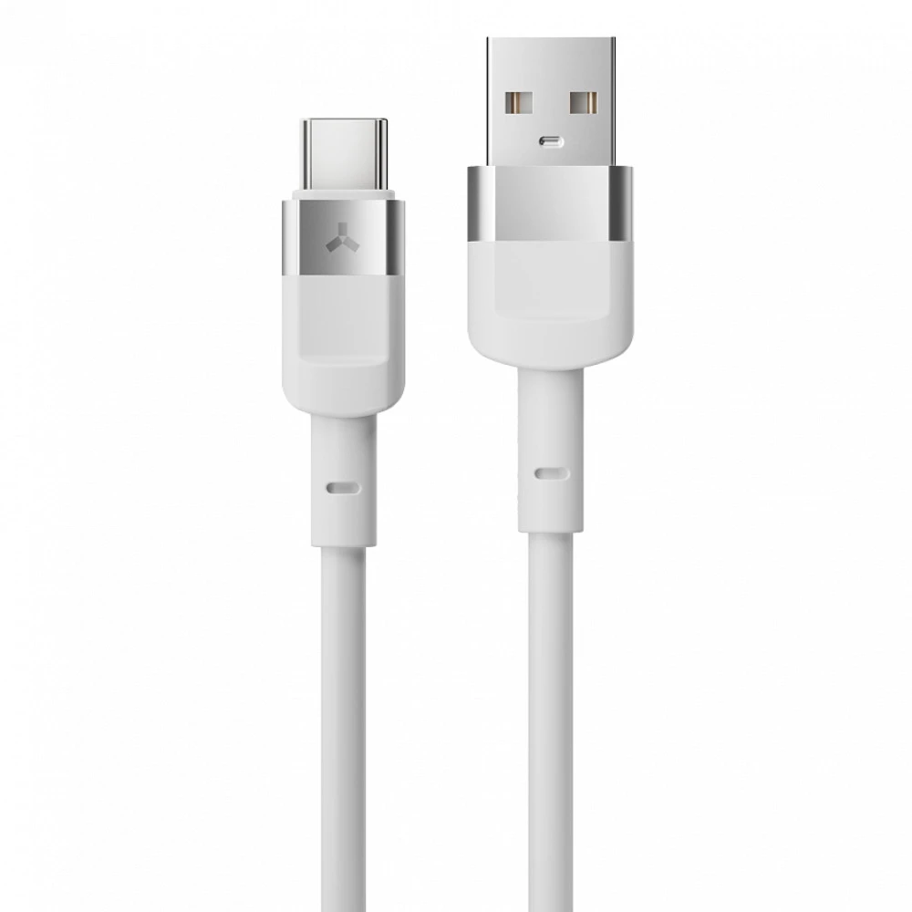 Кабель интерфейсный Accesstyle AC50-T100 White USB Type A - USB Type C