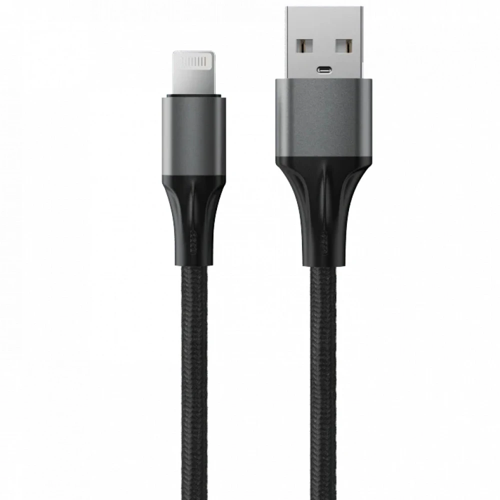 Кабель интерфейсный Accesstyle AL24-F200M Black USB Type C - Lightning (8pin)