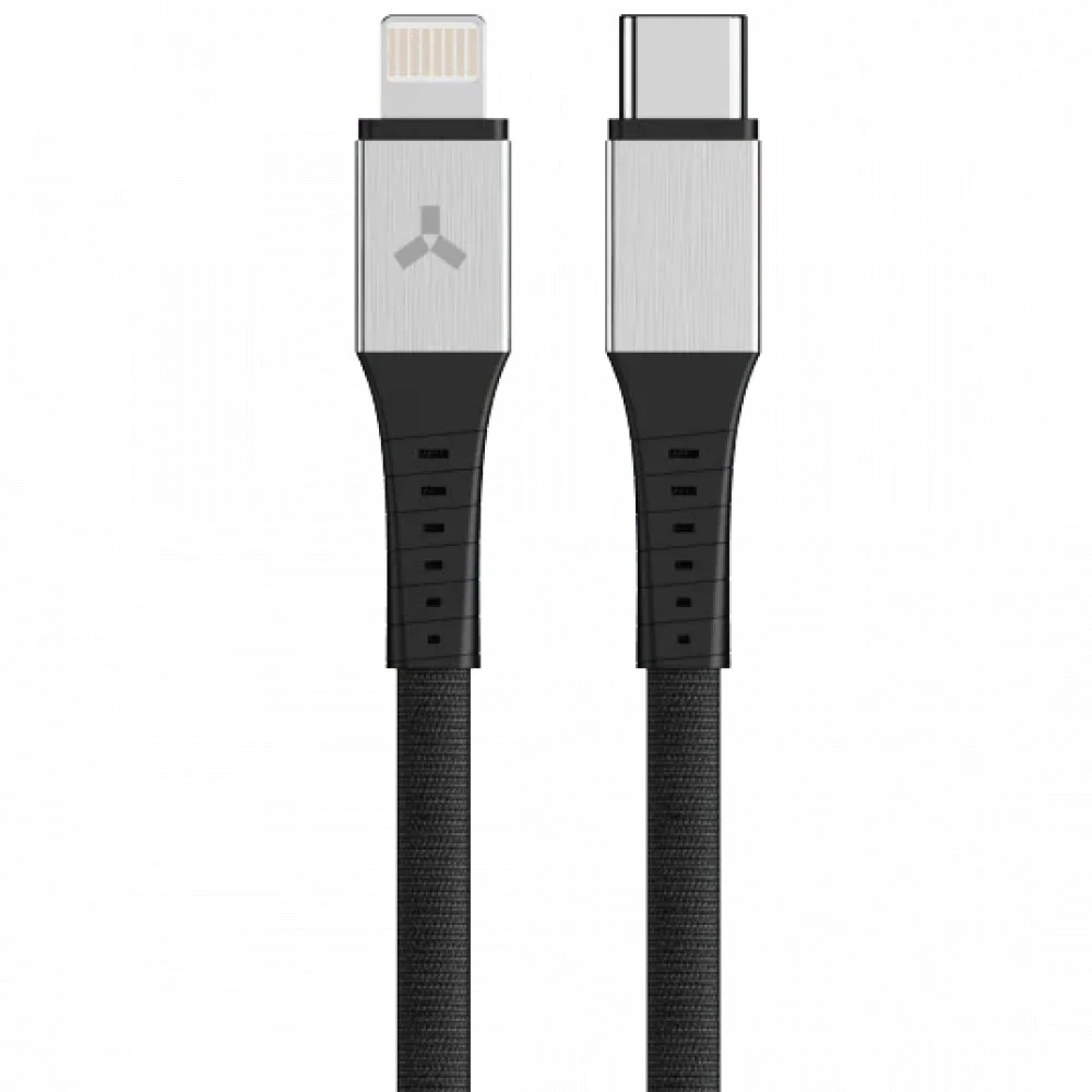 Кабель интерфейсный Accesstyle CL30-F200SS Black USB Type C - Lightning (8pin)