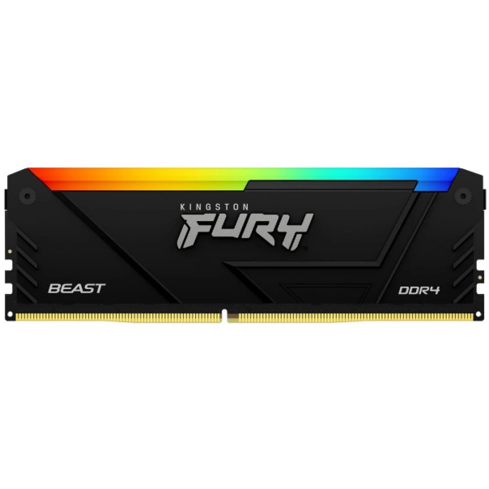ОЗУ Kingston Fury Beast RGB KF432C16BB2A/8 DIMM, DDR4, 8 Гб, 3200 МГц