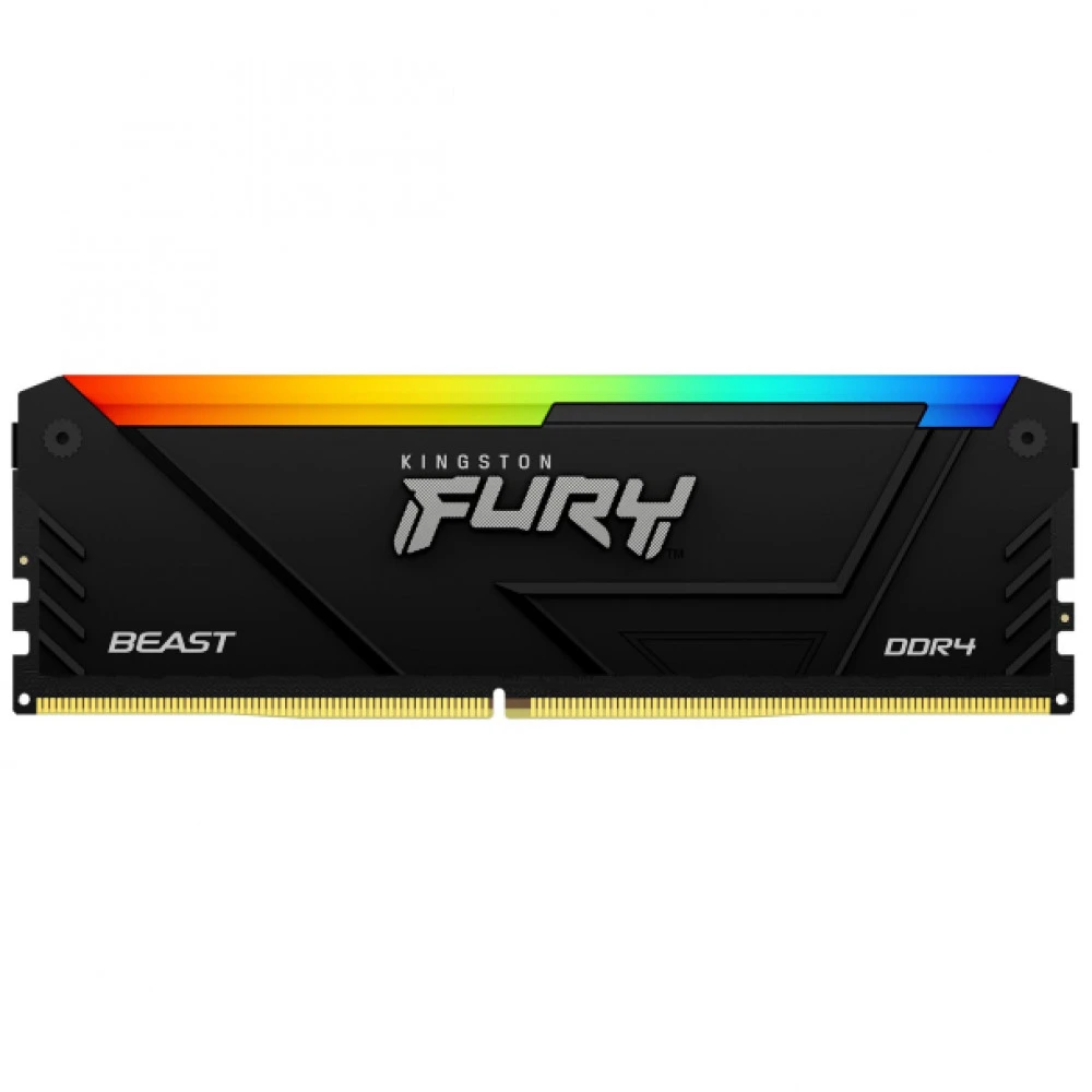 ОЗУ Kingston FURY Beast RGB KF426C16BB12A/16 DIMM, DDR4, 16 Гб, 2666 МГц