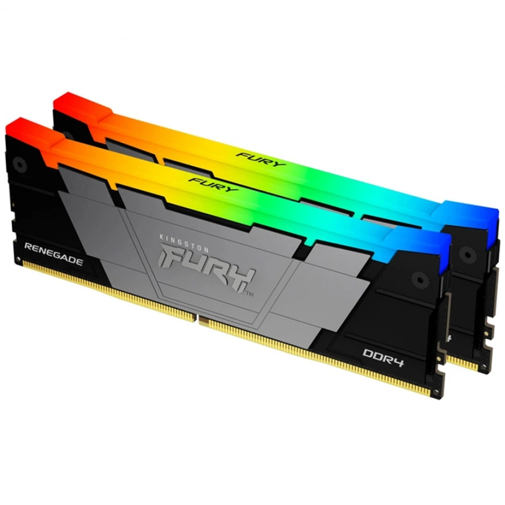 ОЗУ Kingston FURY Renegade RGB KF436C16RB12AK2/32 DIMM, DDR4, 32 Гб (2 х 16 Гб), 3600 МГц