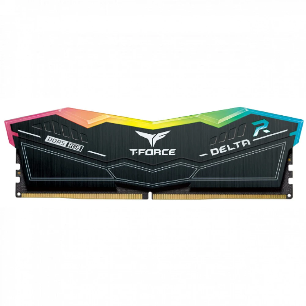 ОЗУ Team Group T-FORCE DELTA RGB FF3D58G5600HC40BBKT DIMM, DDR5, 8 Гб, 5600 МГц