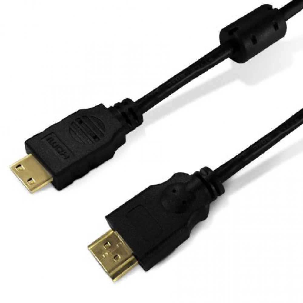 Кабель интерфейсный SHIP Mini HDMI - HDMI 1 метр SH6031-1B HDMI - HDMI mini