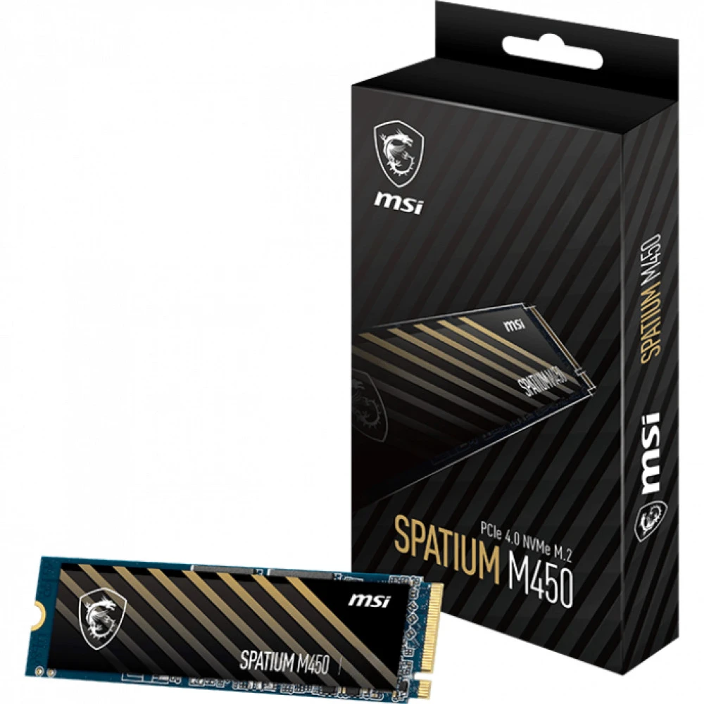 Жесткий диск MSI SPATIUM M450 PCIe 4.0 NVMe M.2 2TB SSD (твердотельные), 2 ТБ, M.2