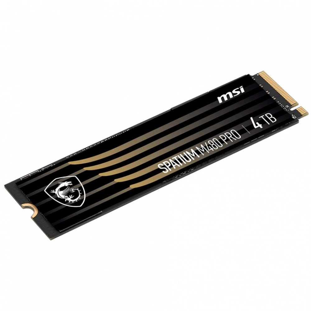 Жесткий диск MSI SPATIUM M480 PRO PCIe 4.0 NVMe M.2 1TB SSD (твердотельные), 1 ТБ, M.2