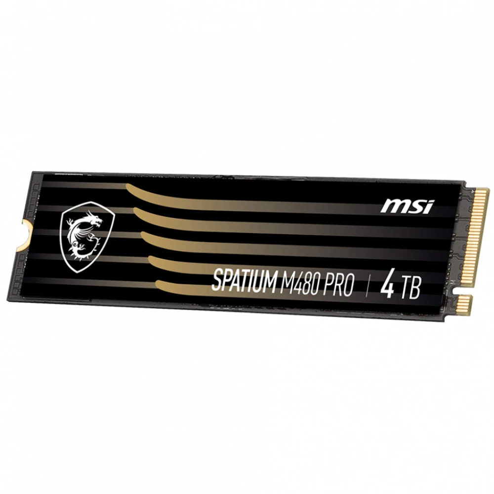 Жесткий диск MSI SPATIUM M480 PRO PCIe 4.0 NVMe M.2 1TB SSD (твердотельные), 1 ТБ, M.2