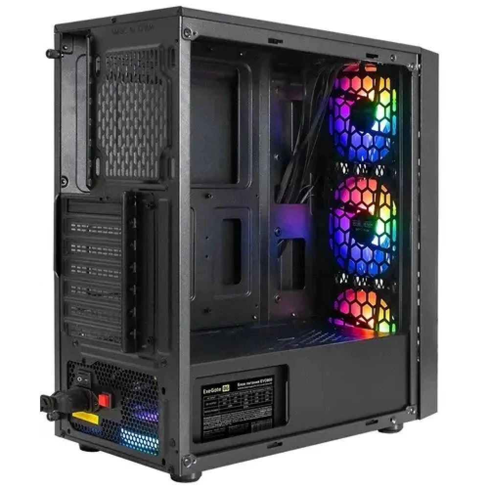 Корпус ExeGate EVO-8243-EVO800 Черный EX296075RUS Mid-Tower