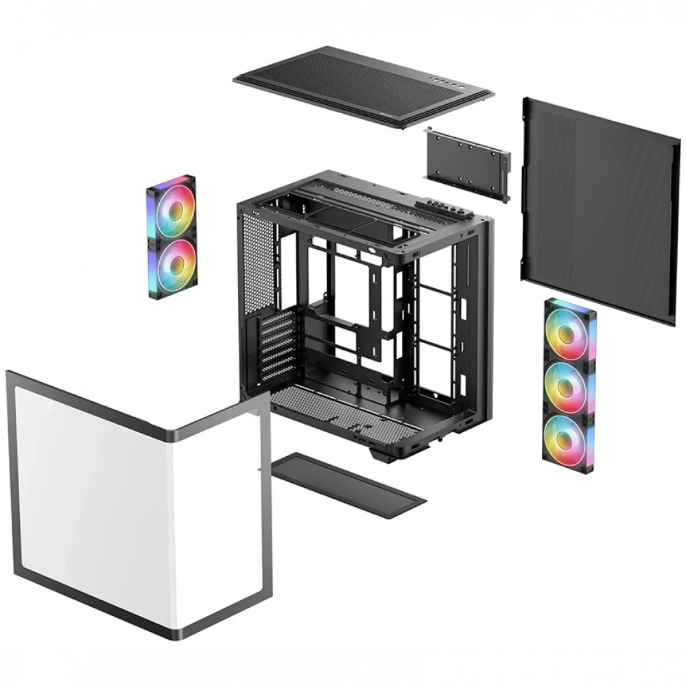 Корпус Deepcool CG590U 5F Black R-CG590U-BKAGA5-G Mid-Tower