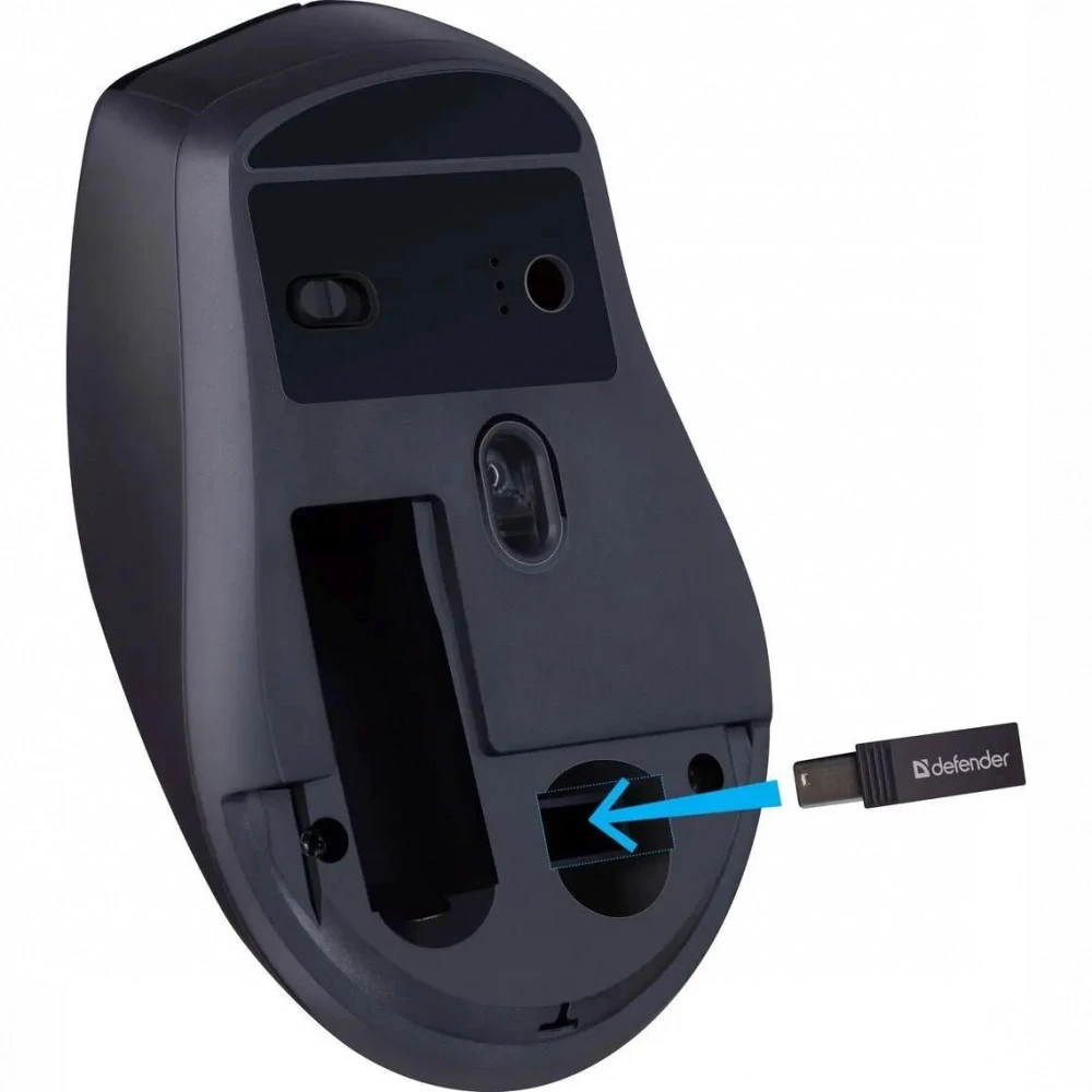 Мышь Defender MS-095 52095 Бюджетные, Беспроводная