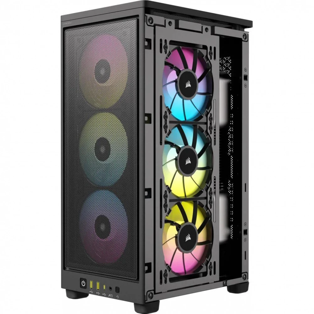Корпус Corsair iCUE 2000D RGB Airflow Black CC-9011246-WW Mini-Tower