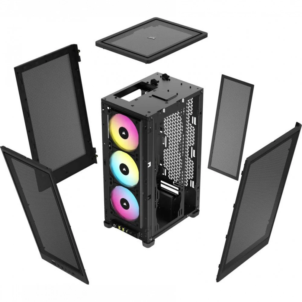 Корпус Corsair iCUE 2000D RGB Airflow Black CC-9011246-WW Mini-Tower