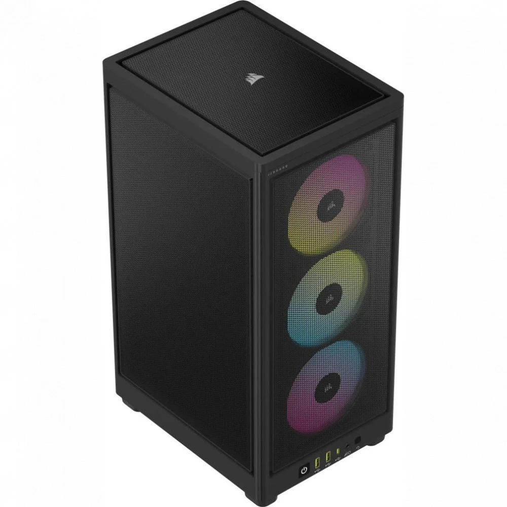 Корпус Corsair iCUE 2000D RGB Airflow Black CC-9011246-WW Mini-Tower
