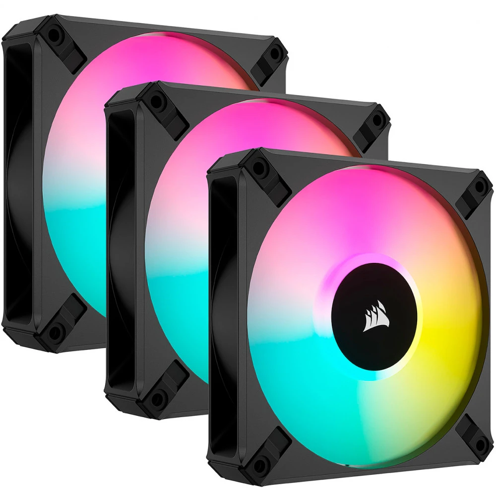 Система охлаждения Corsair iCUE AF120 RGB Elite (Triple Fan Kit) CO-9050154-WW Для системного блока