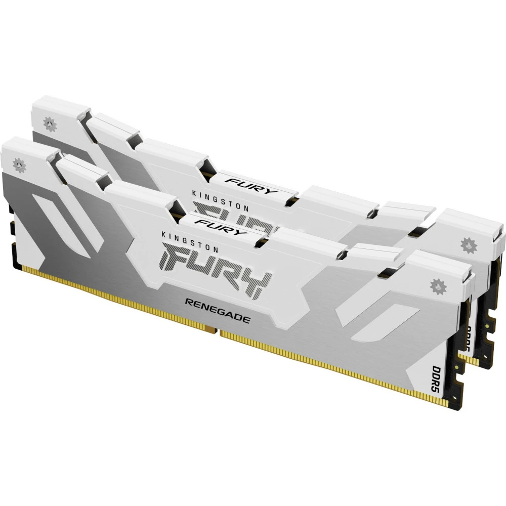 ОЗУ Kingston Fury Renegade White KF560C32RWK2-32 DIMM, DDR5, 32 Гб (2 х 16 Гб), 6000 МГц