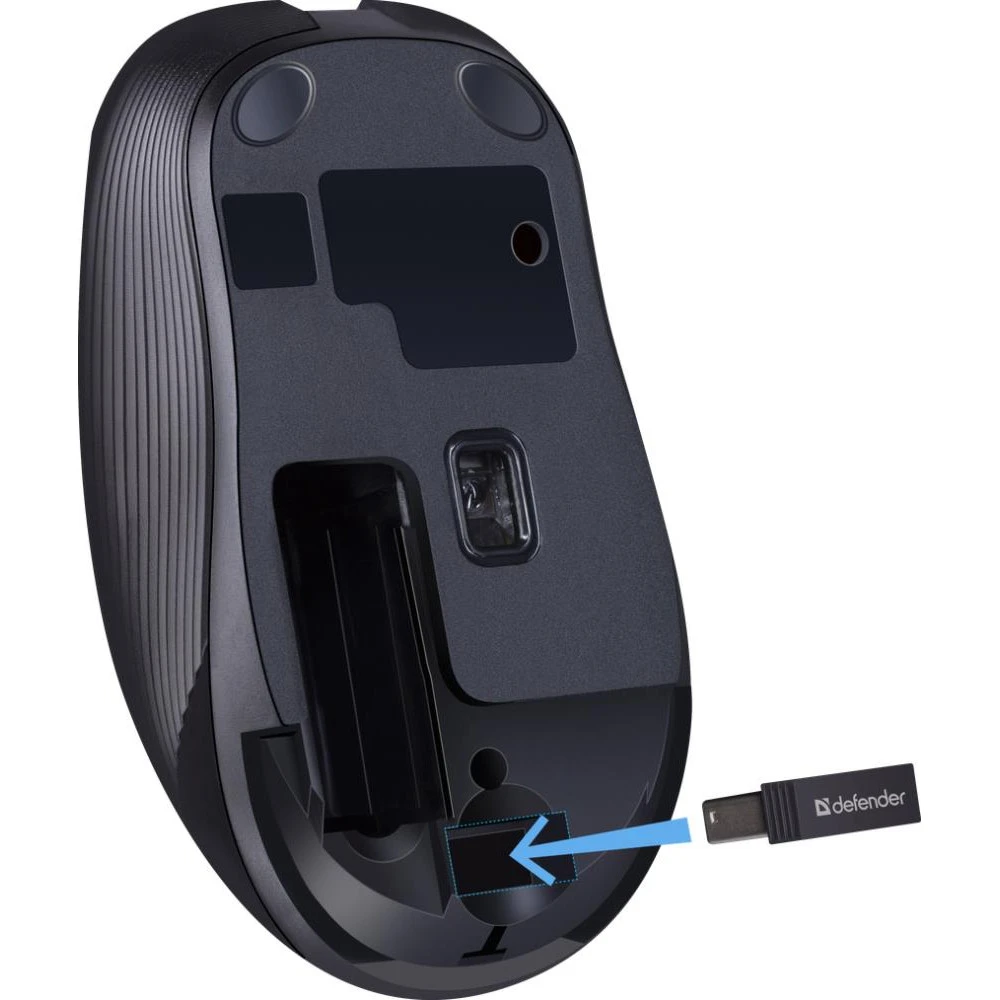 Мышь Defender GASSA MM-105 52103 Бюджетные, Проводная