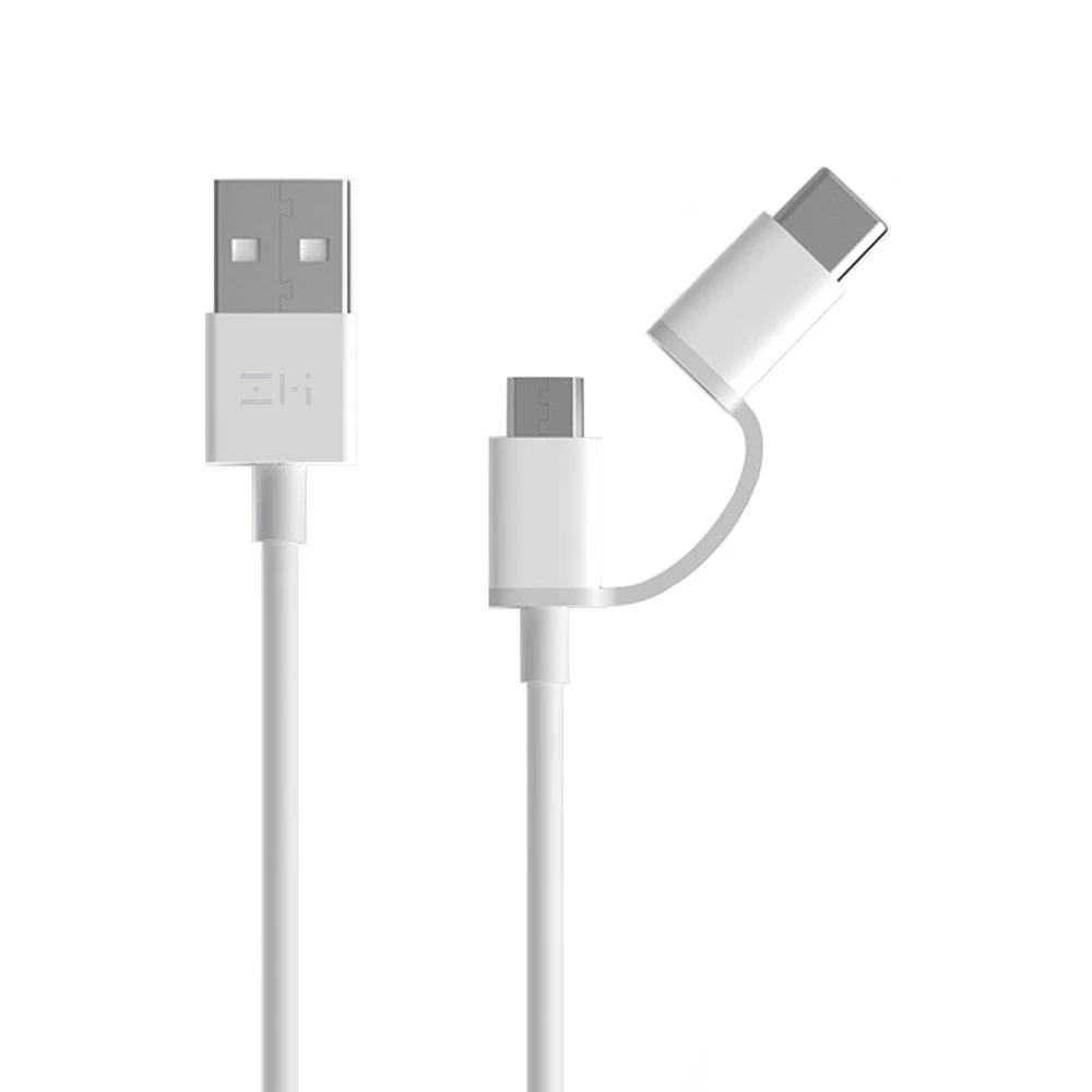 Кабель интерфейсный ZMI ZMK2AL50CNWH USB Type A - USB Type B micro - USB Type C