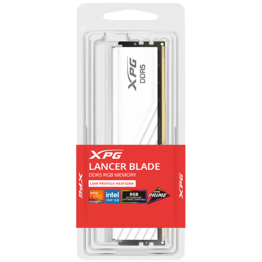 ОЗУ ADATA XPG Lancer Blade AX5U6400C3216G-SLABRWH DIMM, DDR5, 16 Гб, 6000 МГц