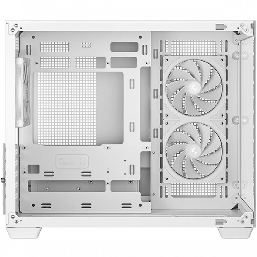 Корпус Deepcool CG330 3F White R-CG330-WHNGM3-G Mini-Tower