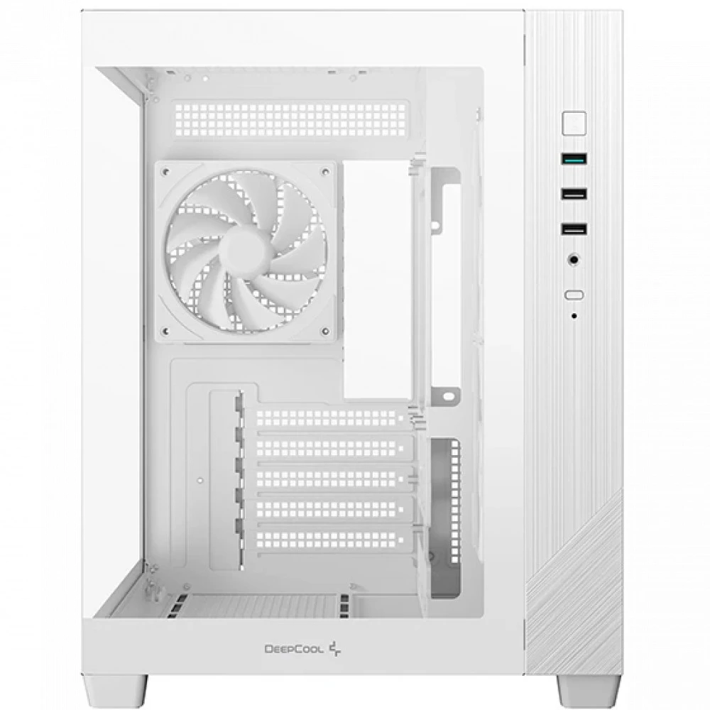 Корпус Deepcool CG330 3F White R-CG330-WHNGM3-G Mini-Tower