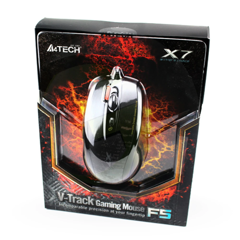 Мышь A4Tech X7 F5 BLACK Игровые, Проводная