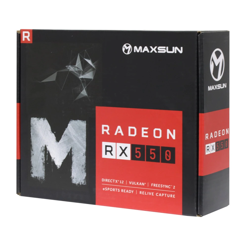 Видеокарта Maxsun  RX 550 MS-RX550 TF 4G 4 ГБ