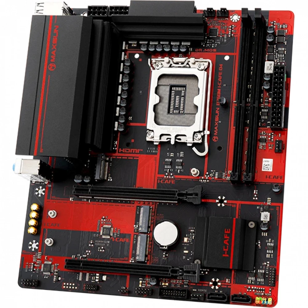 Материнская плата Maxsun MS-B760M I-CAFE D4 Micro-ATX, LGA 1700