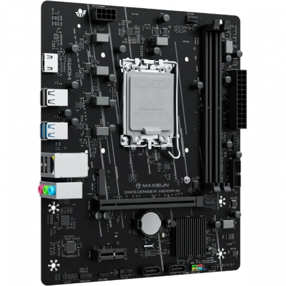 Материнская плата Maxsun Challenger H610M-H V1 MS-Challenger H610M-H V1 Micro-ATX, LGA 1700