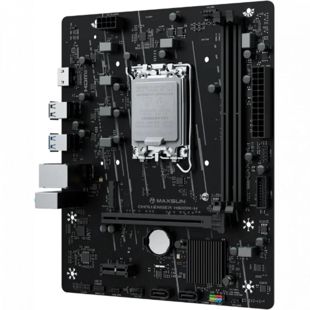 Материнская плата Maxsun Challenger H610M-H V1 MS-Challenger H610M-H V1 Micro-ATX, LGA 1700