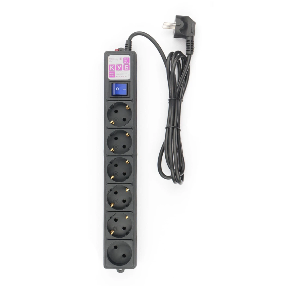 Сетевой фильтр Power Cube SPG6-B SPG6-B1,9M