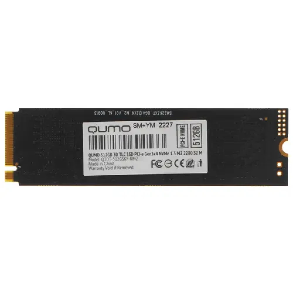 Жесткий диск Qumo Novation Q3DT-512GHHS-NM2 SSD (твердотельные), 512 ГБ, M.2, PCIe