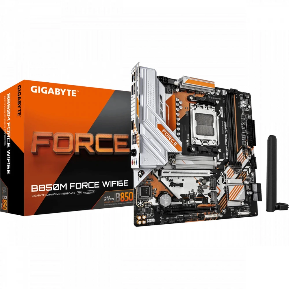 Материнская плата Gigabyte B850M Force WIFI6E rev. 1.2 Micro-ATX, AMD AM5