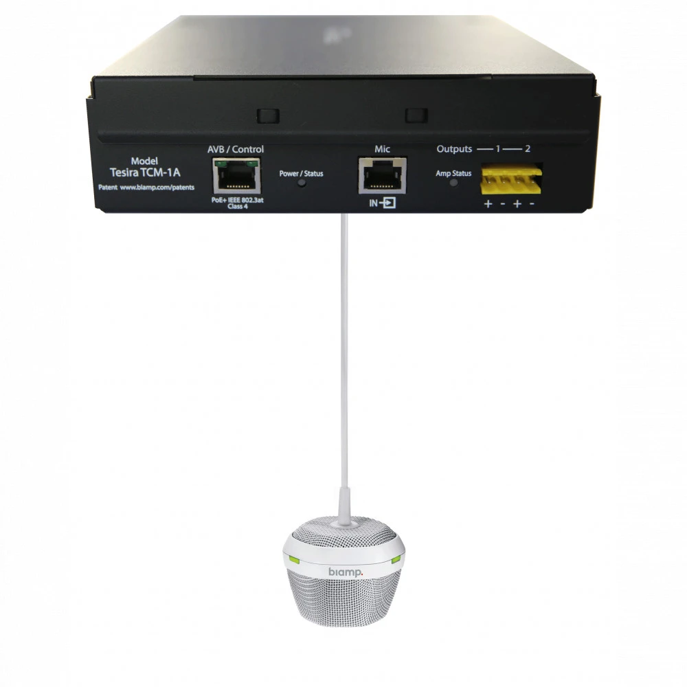 Конференц-микрофон BIAMP TesiraTCM-1A White 912.0486.900/911.0486.900