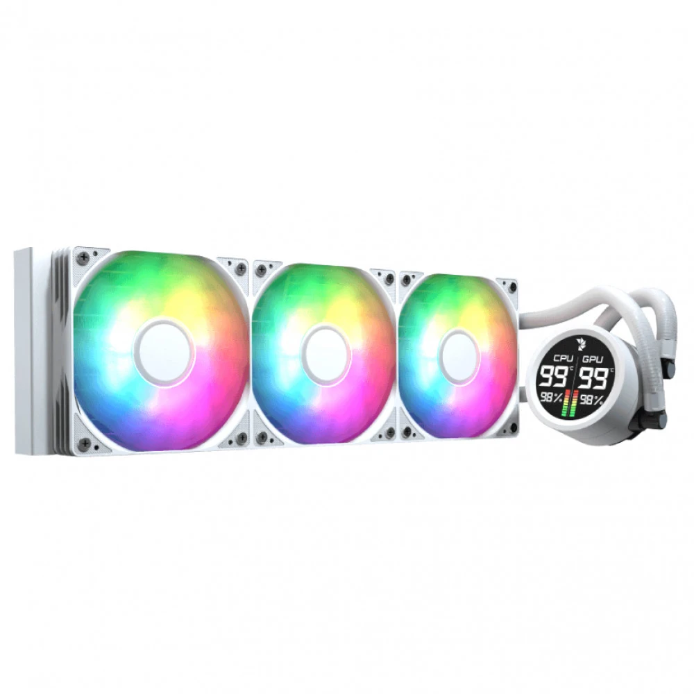 Система охлаждения Aerocool Abyss L360R Digi WH ACLA-AD36117.21 Для процессора