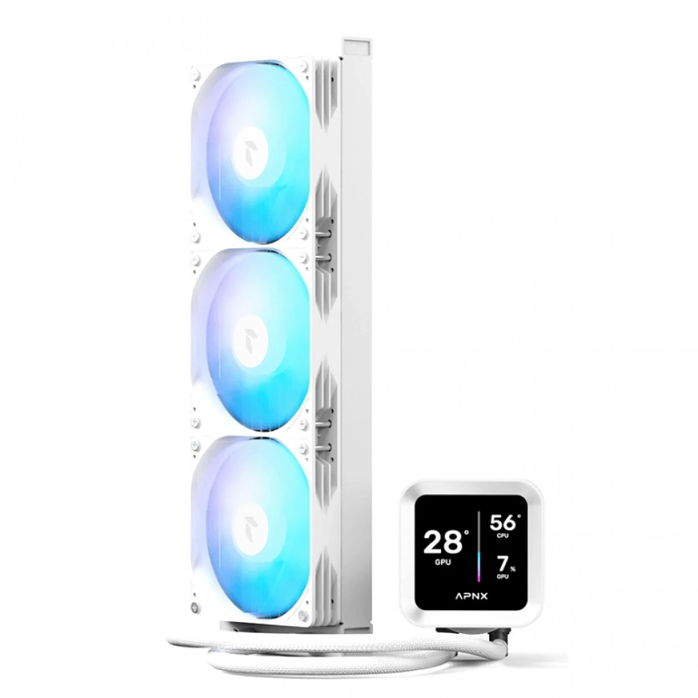 Система охлаждения APNX LC1-D 360 WH APLA-SV36117.21 Для процессора