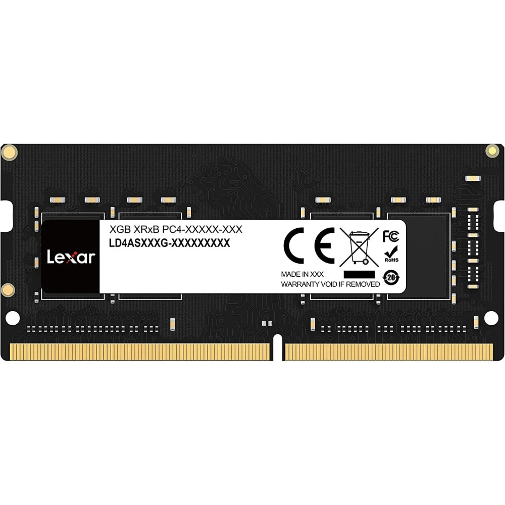 ОЗУ Lexar 8 ГБ LD4AS008G-B3200GSST SO-DIMM, DDR4, 8 Гб, 3200 МГц