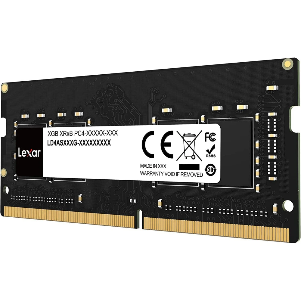 ОЗУ Lexar 8 ГБ LD4AS008G-B3200GSST SO-DIMM, DDR4, 8 Гб, 3200 МГц