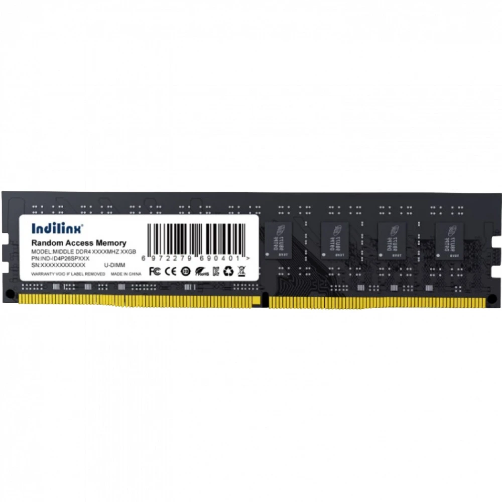 ОЗУ Indilinx ID4P32SP08X IND-ID4P32SP08X DIMM, DDR4, 8 Гб, 3200 МГц