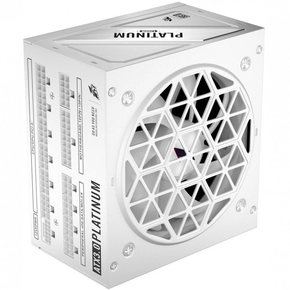 Блок питания 1STPLAYER NGDP HA-1300BA3-White NGDP HA-1300BA3-WH 1300 Вт, 80+ Platinum