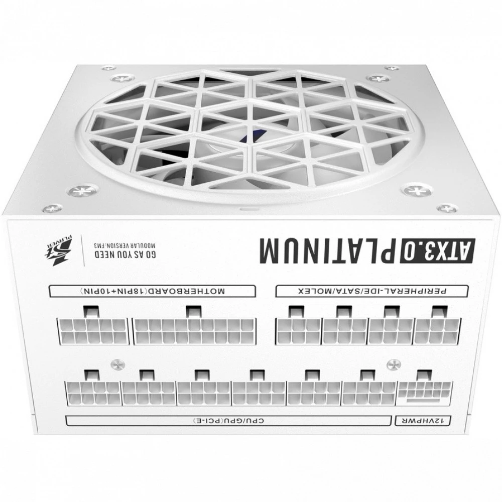 Блок питания 1STPLAYER NGDP HA-1300BA3-White NGDP HA-1300BA3-WH 1300 Вт, 80+ Platinum