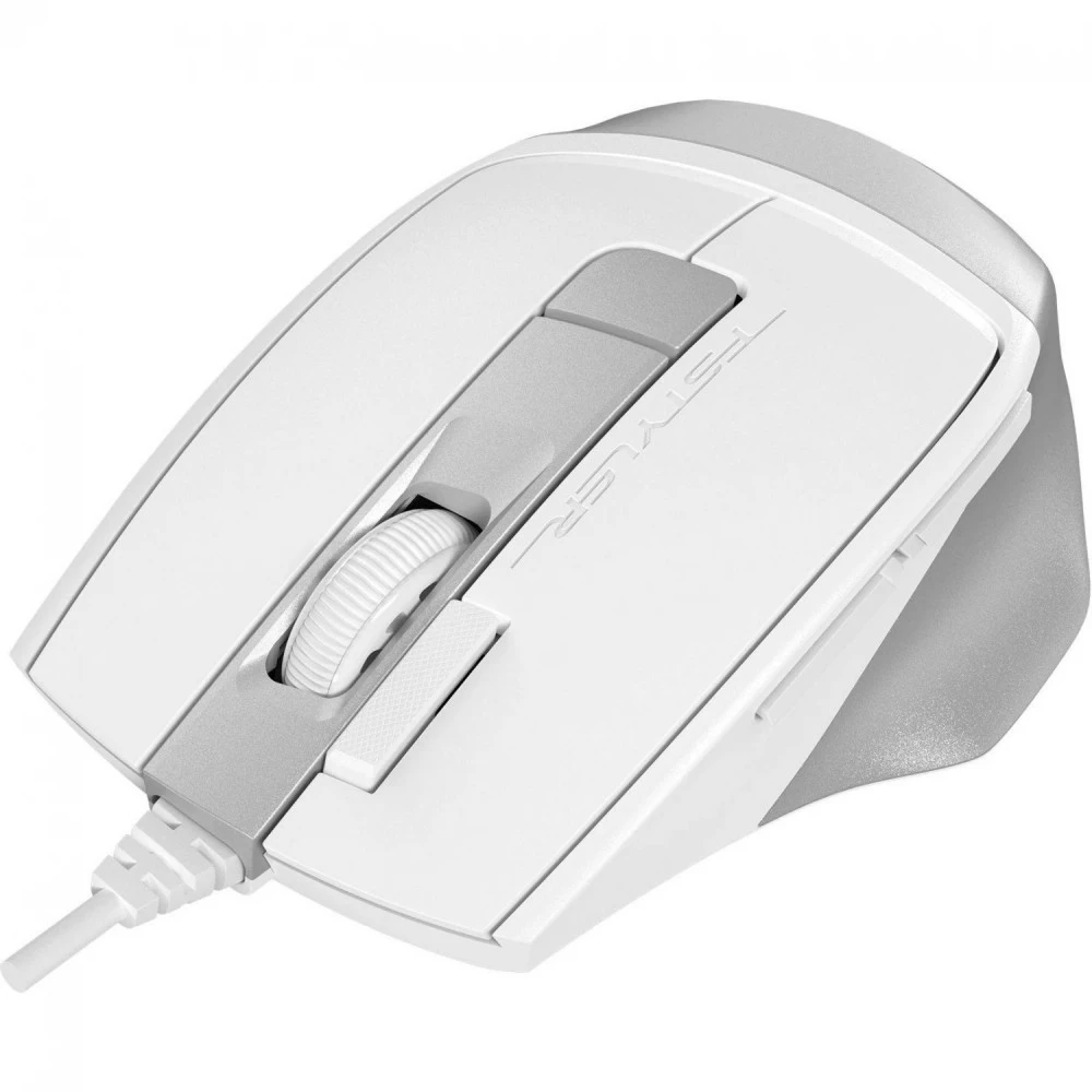 Мышь A4Tech FSTYLER FM45S AIR SILVER WHITE FM45S Air Silver White Бюджетные, Проводная