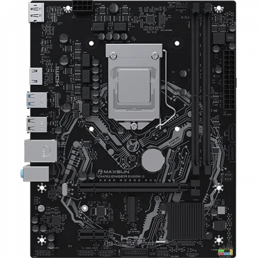 Материнская плата Maxsun  MS-Challenger B460M-D B460 6940709663301 Micro-ATX, LGA 1200
