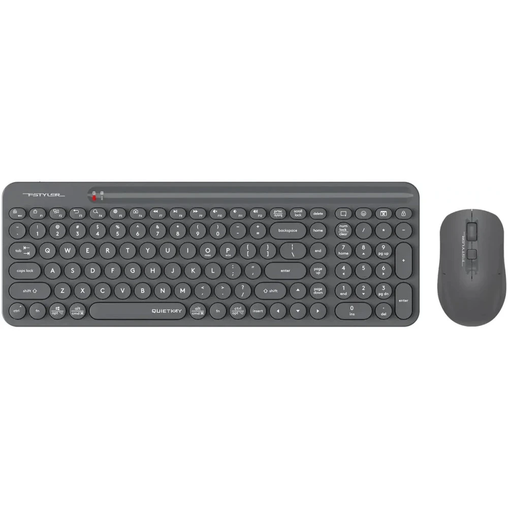 Клавиатура A4Tech Fstyler FG3300 Air2 FG3300 Air2 Grey Беспроводная, Bluetooth