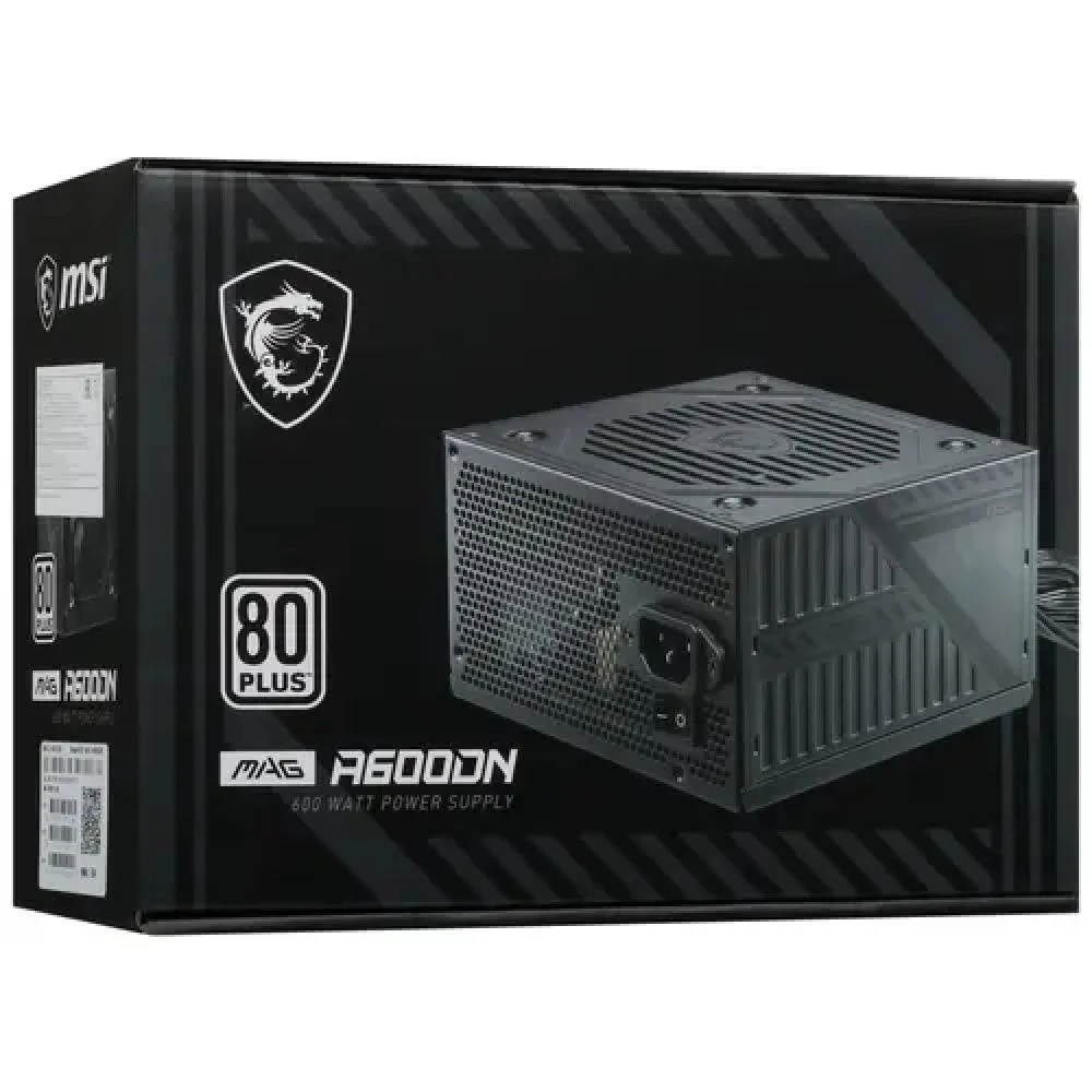 Блок питания MSI MAG A600DN 600 Вт, 80+