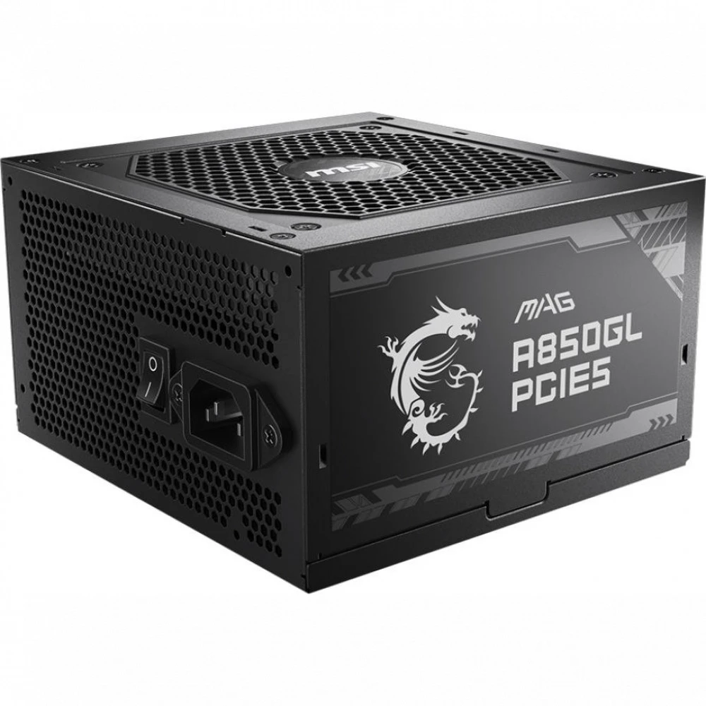 Блок питания MSI MAG A850GL PCIE5 850 Вт, 80+ Gold