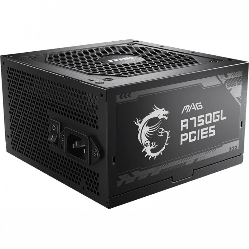 Блок питания MSI MAG A750GL PCIE5 750 Вт, 80+ Gold