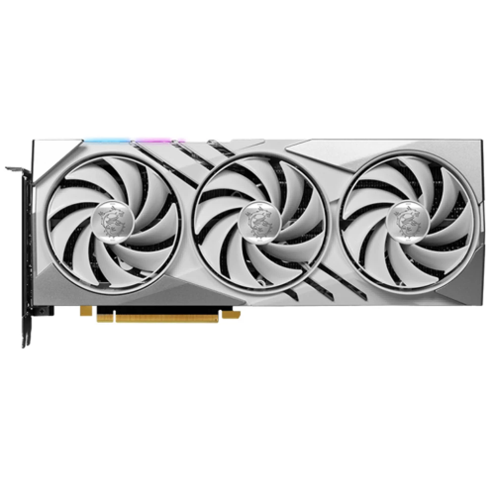 Видеокарта MSI GeForce RTX 4070 GAMING X SLIM WHITE 12G 12 ГБ