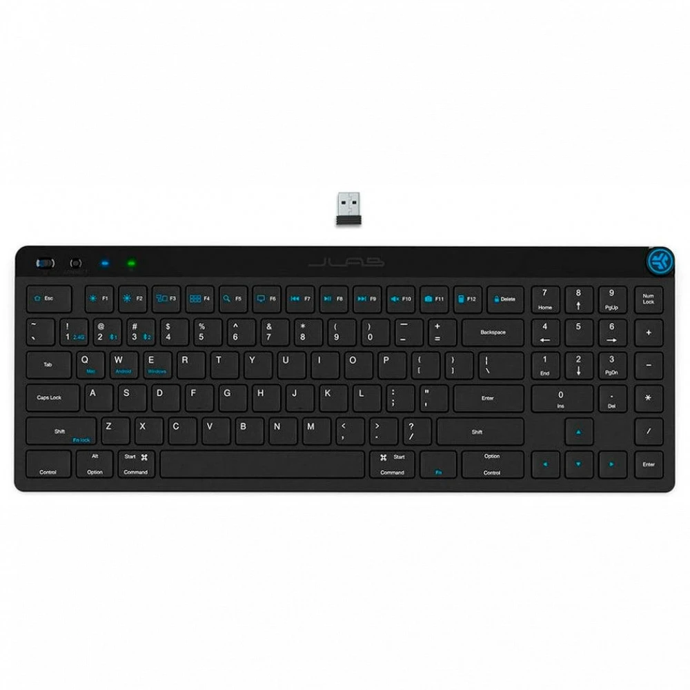 Клавиатура Jlab JBuds Keyboard IEUKJBUDSKEYRBLK4 Беспроводная, Bluetooth