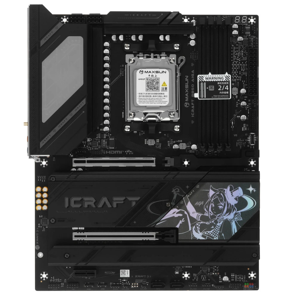 Материнская плата Maxsun MS-iCraft B850 AIGA B850 6940709663448 ATX, AMD AM5