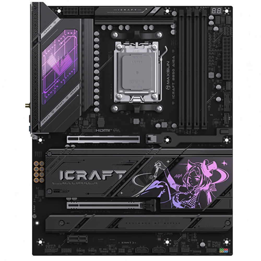 Материнская плата Maxsun MS-iCraft B850 AIGA B850 6940709663448 ATX, AMD AM5